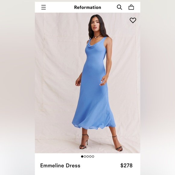 Reformation Dresses & Skirts - Emaline Reformation Dress in Dusk